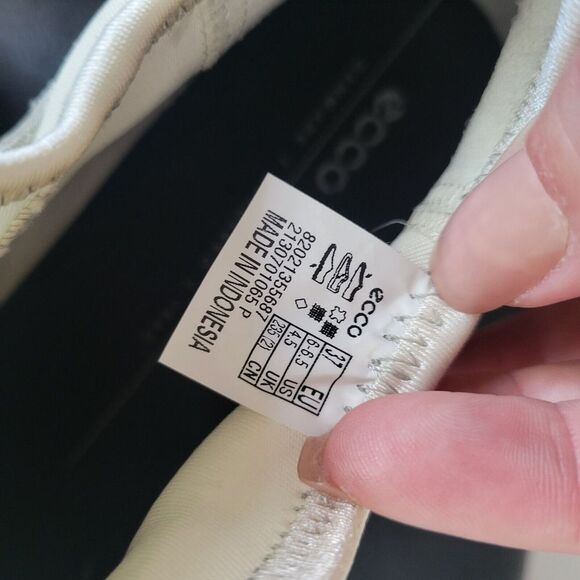 Ecco Sport MX Low Women's Size EU 37/US 6-6.5 White Camo Trail Shoes NEW - Picture 11 of 11